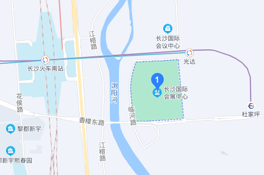 长沙家博会展馆长沙红星国际会展中心地图